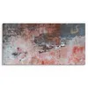 DEQORI Hybrid Leinwand Bild 60x30 cm 'Roter Zerfall' Produktbild-Vorschau 2