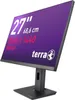 A close-up, angled view of a TERRA LED monitor displaying its specifications and brand logo. Produktbild-Vorschau