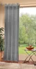 Voile Ösen Schal UNI, HxB 145x140 cm, Grau, 20332 Produktbild-Vorschau 1