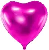 Ballon en plastique Cœur, 45 cm, rose foncé Voir les images du produit 1