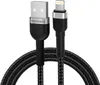 Wozinsky WNBAL1, 1 m, Lightning, USB A, Samec, Samec, Černá Náhled obrázku produktu 1