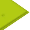 vidaXL Banc de jardin pliable avec support 118 cm bambou Voir les images du produit 6