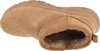 Close-up view of a brown slipper boot. Voir les images du produit