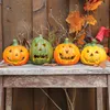 Kleine LED Kürbis-Laternen im 4er Set Halloween-Deko Produktbild-Vorschau 2