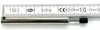 A metal cylinder with a black knob on the end, placed next to a ruler for scale. Produktbild-Vorschau