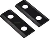 Two black blades with circular holes are shown on a white background. Podgląd zdjęcia produktu