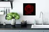 MuchoWow® Poster Rosa - Rot - Schwarz 30x30 cm - Wandposter Produktbild-Vorschau 3
