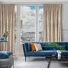 Vorhang RIVA dunkelbeige 140x270 cm  Kräuselband Tunnelzug Produktbild-Vorschau 12