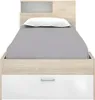 Bett mit Kopfteil, Stauraum & Schublade - 90 x 190 cm - Produktbild-Vorschau 1