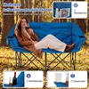 Skládací kempingová židle COSTWAY pro 2 osoby, kempingová Náhled obrázku produktu 7