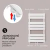 Blumfeldt Koupelnový radiátor, plochý designový radiátor, Náhled obrázku produktu 7