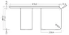 Selsey Preffines - Couchtisch - 85 cm - Holzoptik Nussbaum Produktbild-Vorschau 5