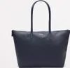 LACOSTE LARGE COATED CANVAS TOTE Blau Produktbild-Vorschau 5