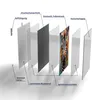 DEQOART Glasbild Echtglas 60x90 cm 'Zebrafarbenrausch' Produktbild-Vorschau 7