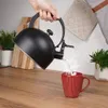 Elegancki czajnik wykonany z matowej czarnej stali Podgląd zdjęcia produktu 9