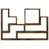 vidaXL Wandplank, gerookt eikenfineer, 96x12x64 cm, Productafbeelding-voorbeeld 5