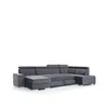 Wohnlandschaft Schlafsofa NOLAN ink USB Stoff Monolith Produktbild-Vorschau 3