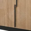 Komoda Merax z 4 drzwiami i reliefowym frontem, komoda z Podgląd zdjęcia produktu 14