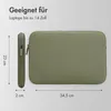 Accezz Basic Laptop Hülle 13-14 Zoll - Laptop Sleeve - Grün Produktbild-Vorschau 5