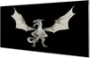 Glasbilder 140x70 Wandkunst Weißer Drache Produktbild-Vorschau 1