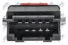 A close-up of a black electrical connector with silver pins and a red top. Produktbild-Vorschau