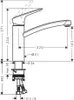 HANSGROHE Logis M31 Küchenmischer, Eco C3, 1jet verchromt - Produktbild-Vorschau 2