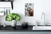 MuchoWow® Poster Schottisches Hochlandrind - Blumen - Produktbild-Vorschau 3