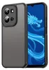 A smartphone case is shown next to a smartphone with a dragon wallpaper. Produktbild-Vorschau
