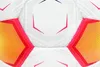 A close-up, symmetrical view of a soccer ball's panels. Produktbild-Vorschau
