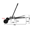Vertikutierer Rasenstriegel Rasenkamm Entmooser 102cm Produktbild-Vorschau 10