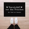 Fußmatte Spruch lustig "Vorsicht vor dem Frauchen der Hund Produktbild-Vorschau 3