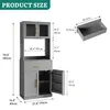 Küche Hochschränke Küchenschrank Buffetschrank, Produktbild-Vorschau 2