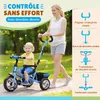 Spielwerk® Tricycle 2en1 Evolutif Bleu pour Enfants Voir les images du produit 5