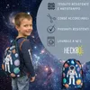 HECKBO Sacca sportiva per bambini con astronauta e motivo Anteprima dell’immagine prodotto 3