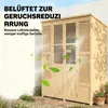 Outsunny Gartenschrank Holz Begehbarer Geräteschuppen mit Produktbild-Vorschau 9