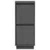 vidaXL Sideboards 2 Stk. Grau 31,5x34x75 cm Massivholz Produktbild-Vorschau 5