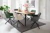A dining room scene with a wooden table and chairs. Produktbild-Vorschau
