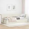 vidaXL Narożna rama łóżka z zagłówkiem kremowa 90 cm x 200 Podgląd zdjęcia produktu 2