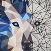 Wallity, Metal Wolf Wall Art - APT721, Wanddeko, Produktbild-Vorschau 3