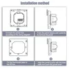 Inteligentny termostat Tuya WiFi 3A z cyfrowym Podgląd zdjęcia produktu 4