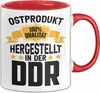 Ddr Tasse Geschenk 100% Hergestellt In Der Ddr Ostprodukt Produktbild-Vorschau 1