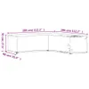 vidaXL Couverture pour meubles de jardin en L 16 oeillets Voir les images du produit 7