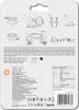 The back of a product package showing instructions and specifications. Produktbild-Vorschau