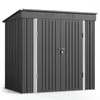 BEALIFE Metall-Gerätehaus 195x130x180 cm mit Bodenrahmen & Produktbild-Vorschau 2