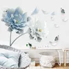 Wandaufkleber Lotus Blume Schmetterling, 1 Stück, 3D Produktbild-Vorschau 4