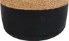 Close-up view of the bottom portion of a round basket, showing its two-tone woven texture. Náhled obrázku produktu