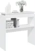 vidaXL Table console blanc 80x30x80 cm bois composite Voir les images du produit 5