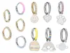 Depesche Ohrringe oval gold-weiß - stilvolles Schmuck Produktbild-Vorschau 3