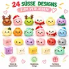 Squishy Adventskalender,Dumpling Weihnachtskalender für 24 Produktbild-Vorschau 3
