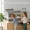 PawHut Schildkrötenhaus aus Holz Schildkrötengehege mit Produktbild-Vorschau 6
